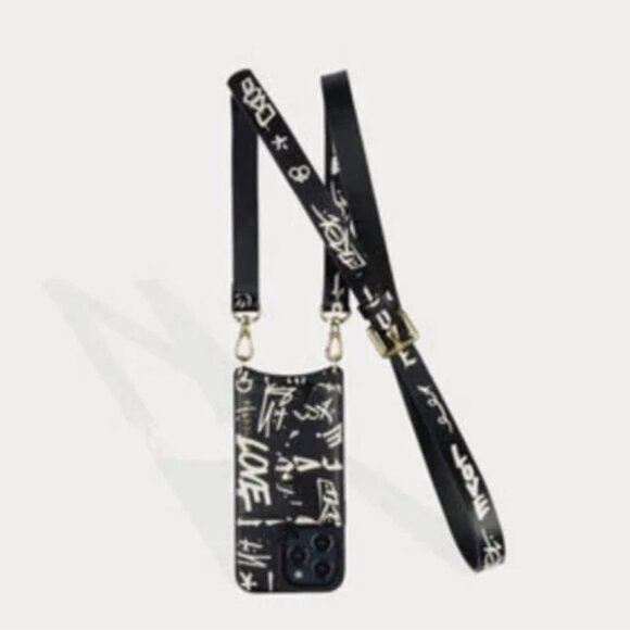 Bandolier Black and White Love STRAP ONLY - Picture 1 of 4